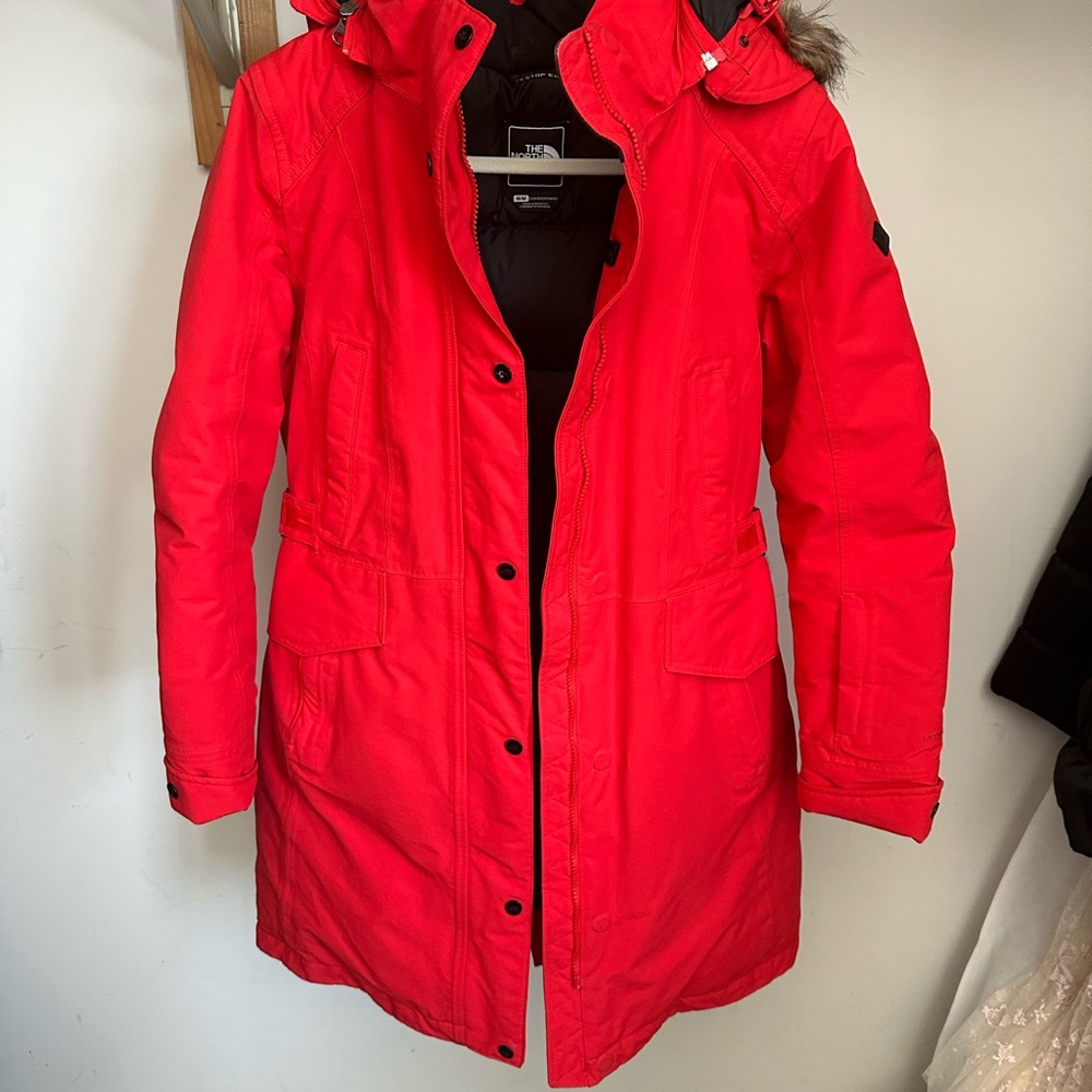 The North Face Women’s Red Parka Coat